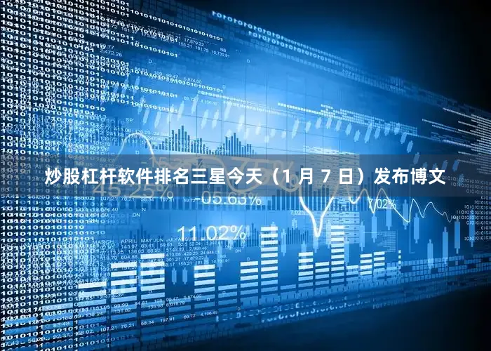 炒股杠杆软件排名三星今天（1 月 7 日）发布博文